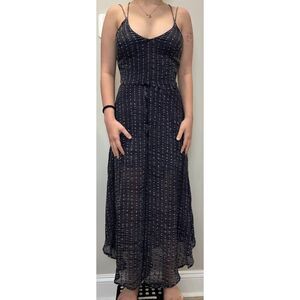 HD in Paris Anthropologie Harbor Jumpsuit Boho Whimsigoth Size 0